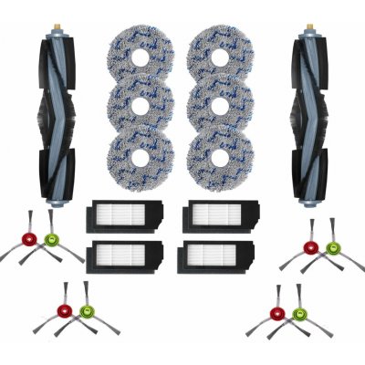 Mobilly Ecovacs X1 Omni a T10 kartáče a filtry a mopovací textilie 20 ks – Hledejceny.cz