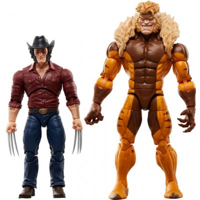Hasbro X-Men - figurky Logan & Sabretooth Marvel Legends Series Wolverine 50th Anniversary