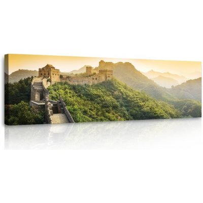 Postershop Obraz na plátně: Velká čínská zeď - 145x45 cm – Zboží Mobilmania