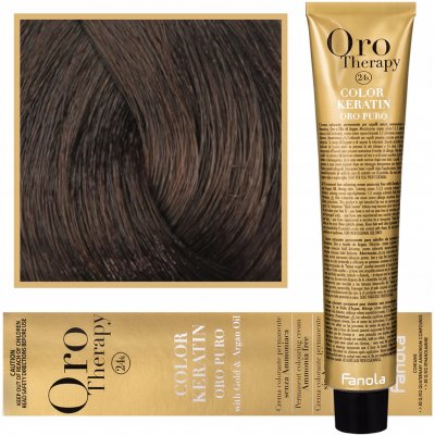 Fanola Oro Therapy 24K Color Keratin 5.0 Light Chestnut 100 ml