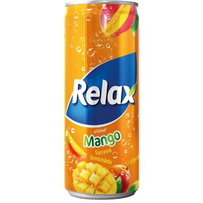 Relax Mango nápoj 12 x 330 ml plech 1592 – Zboží Dáma