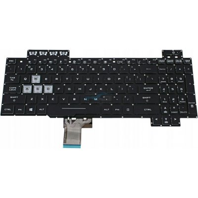 Klávesnice Asus TUF GAMING FX505DD FX505DT FX505GD / RGB LED – Zboží Živě