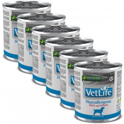 Vet Life Adult Hypoallergenic Duck & Potato 6 x 300 g