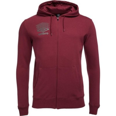 Umbro FW TERRACE ZIP mikina vínová – Sleviste.cz