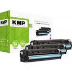KMP HP H-T113 CMY kazeta s tonerem kombinované balení náhradní 125A, CB541A, CB542A, CB543A azurová, purppurová, žlutá 1 – Zboží Mobilmania