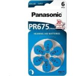 Panasonic baterie do naslouchadel 6ks PR675(44H)/6LB – Zboží Mobilmania