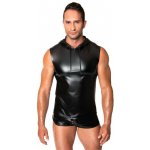 Noir Handmade H066 Snake Wetlook Sleeveless Zip-Up Top with Sheer Hood – Hledejceny.cz