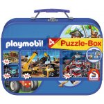 Schmidt Playmobil 2 x 60 a v plechovém kufříku 2 x 100 dílků – Hledejceny.cz