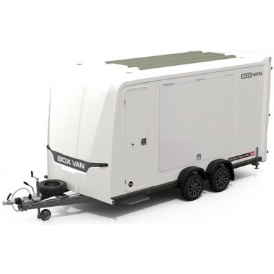 Brian James Skříňový Přívěs Box Van, 419x180 cm, 2700 kg, bílý | Zboží Auto