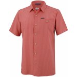 Columbia Declination Trail II Short Sleeve shirt červená – Zboží Mobilmania