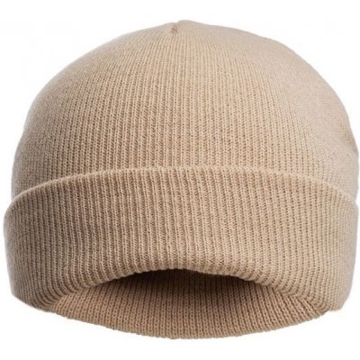 Kojenecká dvojitá žebrovaná čepička kapučíno – Zboží Dáma