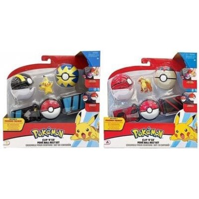 Orbico Pokémon Clip 'n' Go Poké Ball Belt Set 2 druhy – Zboží Mobilmania