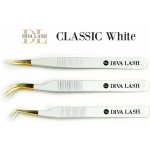 Diva Lashes pinzety White sada 2 pinzet typ I + S – Zboží Dáma