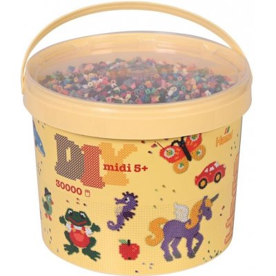 HAMA zažehlovací korálky MIDI 30 000 ks - mix v boxu – Zboží Dáma