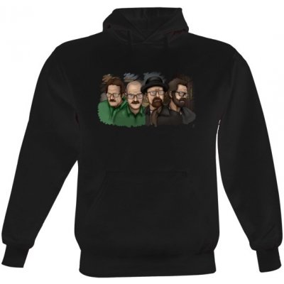 mikina s potiskem Breaking Bad / Better Call Saul černá – Zbozi.Blesk.cz