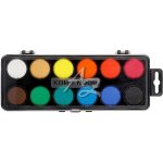 Koh-i-noor vodové barvy 171510, 12 ks, 22,5 mm Černá – Zboží Mobilmania
