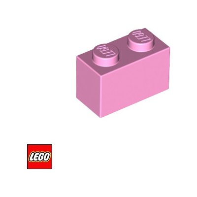 LEGO® 3004 Kostka 1x2 Světle-Růžová – Zbozi.Blesk.cz