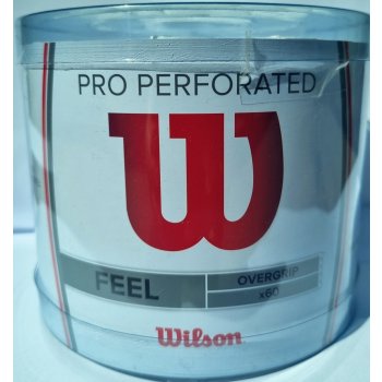 Wilson Pro overgrip perforated 60ks bílá