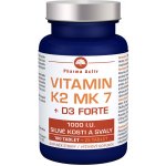 Pharma Activ Vitamín K2 MK 7+ D3 Forte 125 tablet 88 g + Fitness náramek – Hledejceny.cz