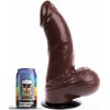 Dilda Domestic Partner Grenadier Brown XL, dildo s Vac U Lock přísavkou 29,5 x 9,2 cm