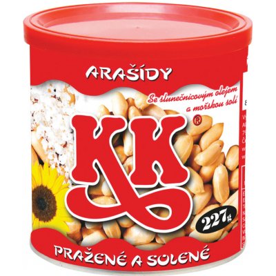 KK arašídy pražené solené 24 x 227 g – Sleviste.cz