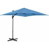Zahradní slunečník Uniprodo Uni Umbrella 2SQ250BL 250 x 250 cm modrý