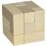 Detoa Dřevěný hlavolam kostka – Sleviste.cz