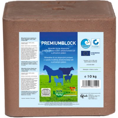 S.I.N. Hellas Premiumblok Minerální liz 10 kg – Hledejceny.cz