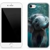 Pouzdro a kryt na mobilní telefon Apple mmCase na iPhone SE 2020 slůně pod vodou