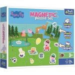 Trefl Magnetické Peppa a její zábava Peppa Pig v krabici 28,5x22x5cm 12 dílků – Zbozi.Blesk.cz