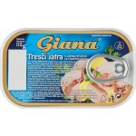Giana Tresčí játra s uzenou příchutí ve vlastním oleji 115 g – Zboží Dáma
