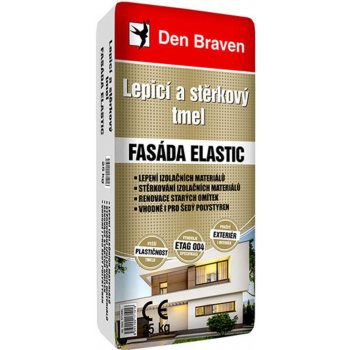 Den Braven lepící a stěrkový tmel FASÁDA ELASTIC 25 kg