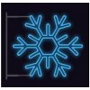 Vánoční osvětlení CITY Illuminatoins SM-999019B Vločka šestiramenná s konzolí modrá