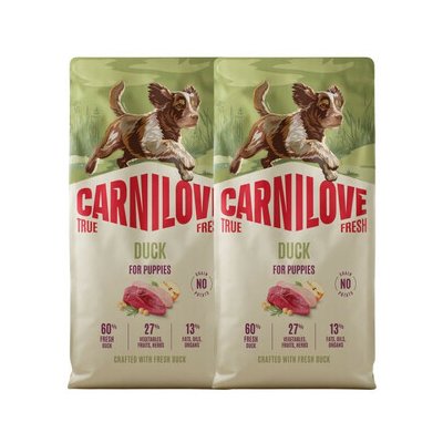 Carnilove True Fresh Dog Duck Puppies 2 x 12 kg – Hledejceny.cz
