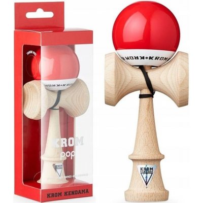 Kendama Krom pop LOL žonglovací dřevěná hračka Červená – Zboží Živě