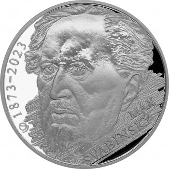 Česká mincovna Stříbrná mince 200 Kč Max Švabinský proof 13 g