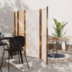 vidaXL 6dílný paraván krémově bílý 420 x 180 cm – Hledejceny.cz