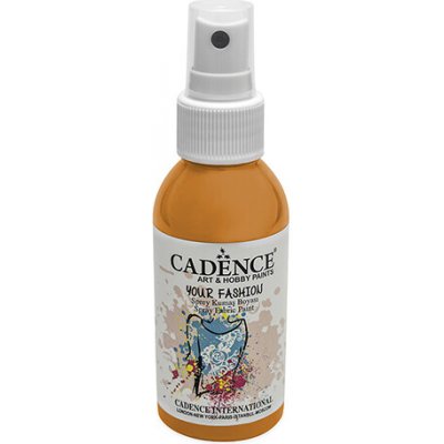 Cadence textilní barva ve spreji oranžová 100 ml – Zboží Mobilmania