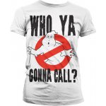 imago Dámské tričko Ghostbusters Who Ya Gonna Call?, bílá – Zboží Dáma