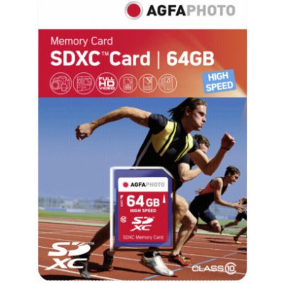AgfaPhoto SDXC 64 GB UHS-I 10428 – Hledejceny.cz