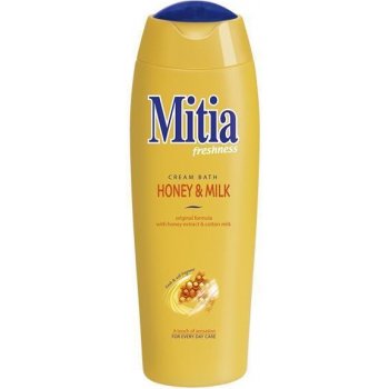 Mitia Cream Bath Honey & Milk s medovými extrakty pěna do koupele 750 ml