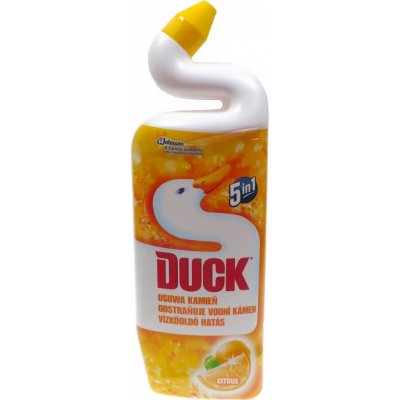 Duck 5v1 tekutý čistič WC s citrusovou vůní Citrus 750 ml