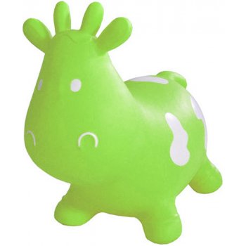 Monza kravička skákací zvířátko zelené