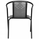 SPRINGOS BISTRO GF1022 šedé Zahradní ratanové křeslo – Hledejceny.cz