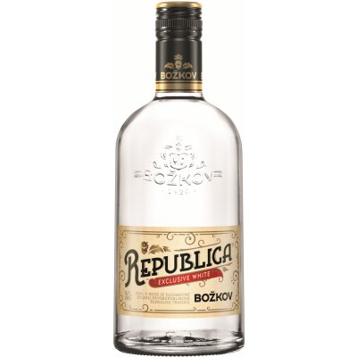 Božkov Republica Exclusive White 38% 0,7 l (holá láhev) – Sleviste.cz