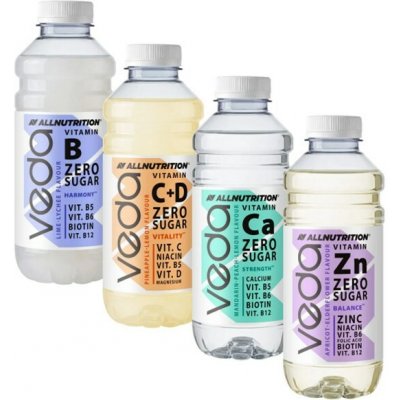 ALLNUTRITION Veda Vitamin Water 8 x 500 ml – Hledejceny.cz