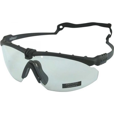 Brýle Kombat Ranger černá rám čirá skla – Zboží Mobilmania