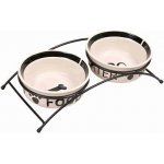 Trixie miska keramická SET misek/stojánek 2 x 1,6 l/15 cm – Zbozi.Blesk.cz