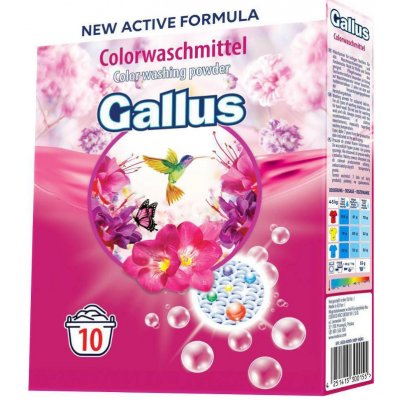 Gallus prací prášek Color 10 PD 650 g – Zboží Dáma