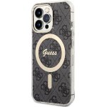 Pouzdro Guess 4G IML MagSafe iPhone 13 Pro černé – Zboží Mobilmania